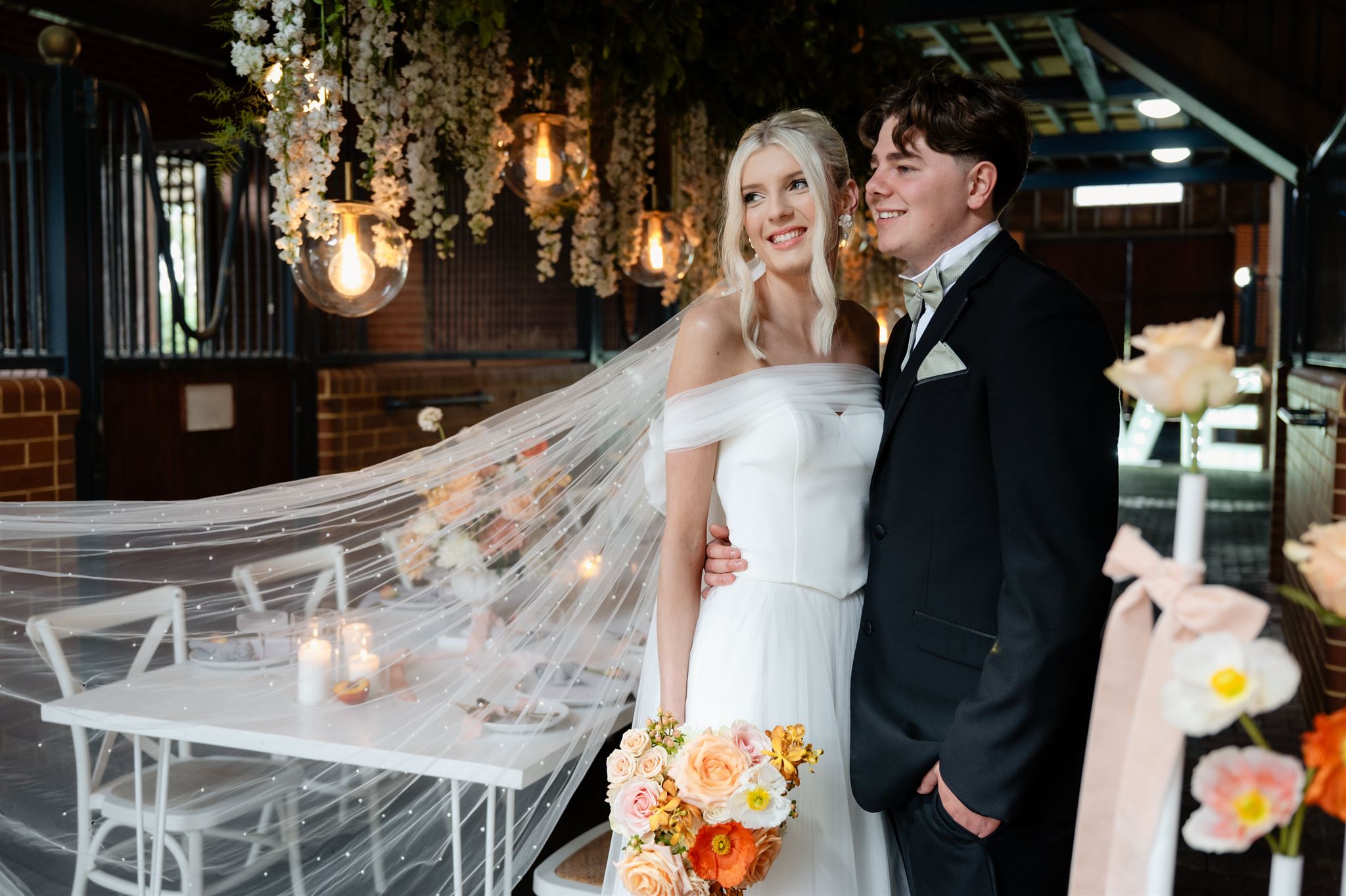 3-Piece Bridal Set - West Photography, Brookleigh Estate. Perth Bridal